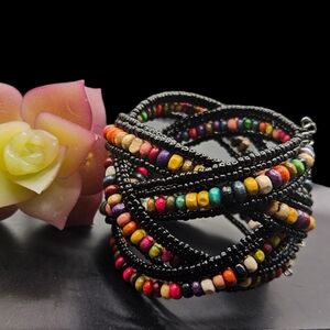Seed Bead Cuff